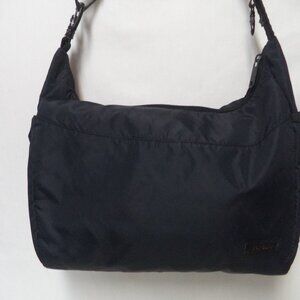 Pacsafe Exomesh Messenger Crossbody bag purse RFID blocking black zip top Travel